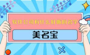 軟件公司有什么好聽(tīng)的名字
