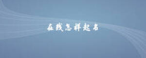 在線(xiàn)怎樣起名