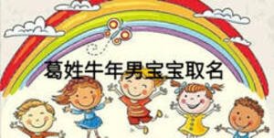 葛姓牛年男寶寶取名